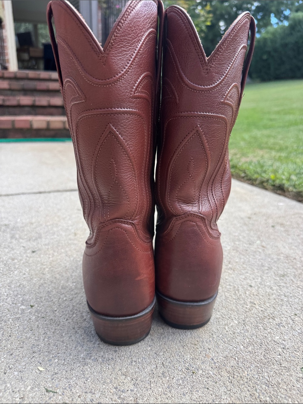 Tecova Women’s Brown Leather Western Cowboy Boots - Picture 4 of 12